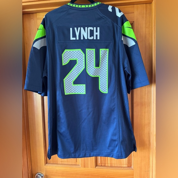 NFL Super Bowl XLVII Marshawn Lynch Seahawks Jersey! - Picture 2 of 5